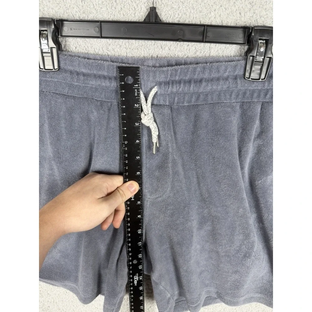 FAHERTY Cabana Towel Terry Sweat Shorts Size L Eastern Storm
